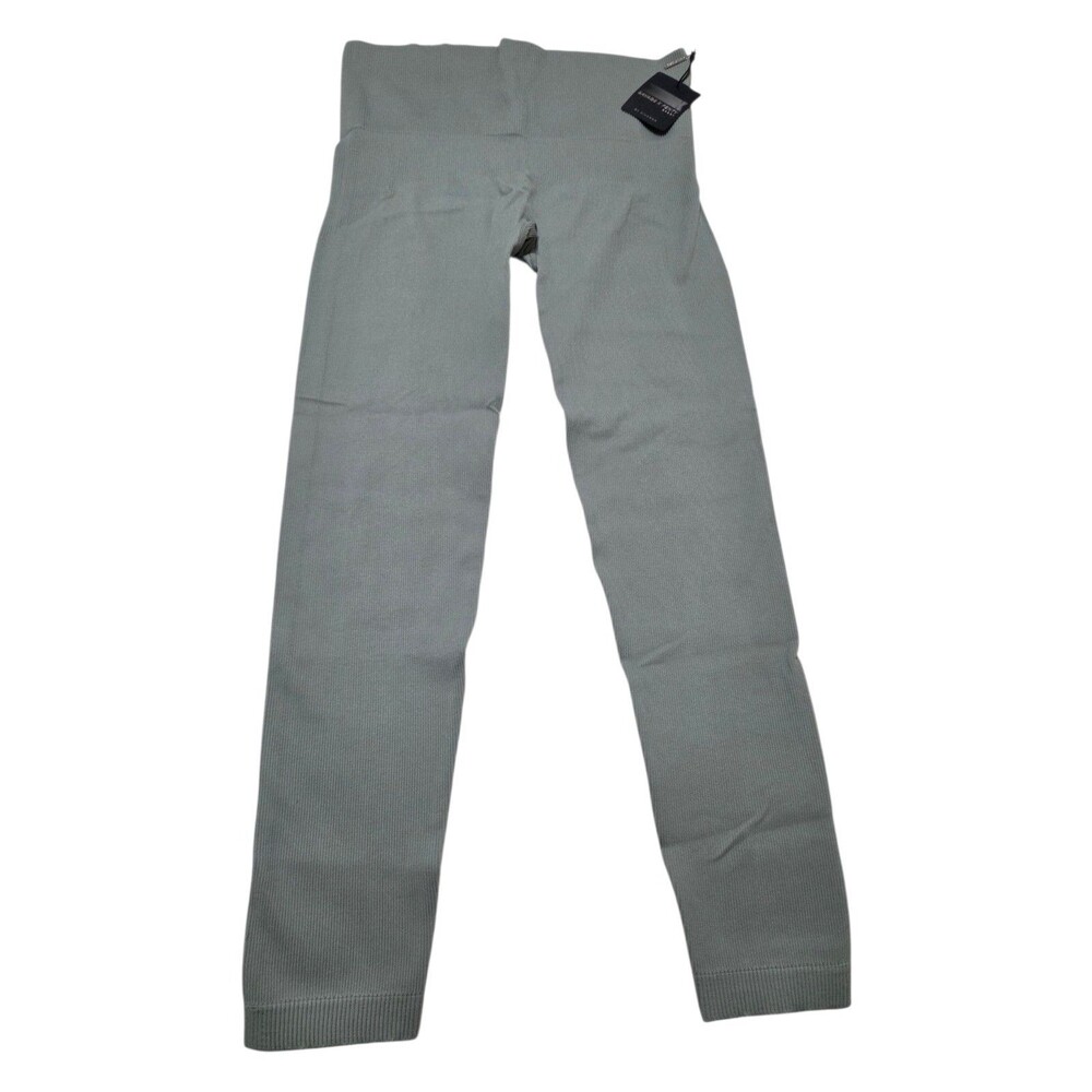 NWT Savage X Fenty High Waist Ribbed Leggings Women's Plus 3X Muted Green F9.1